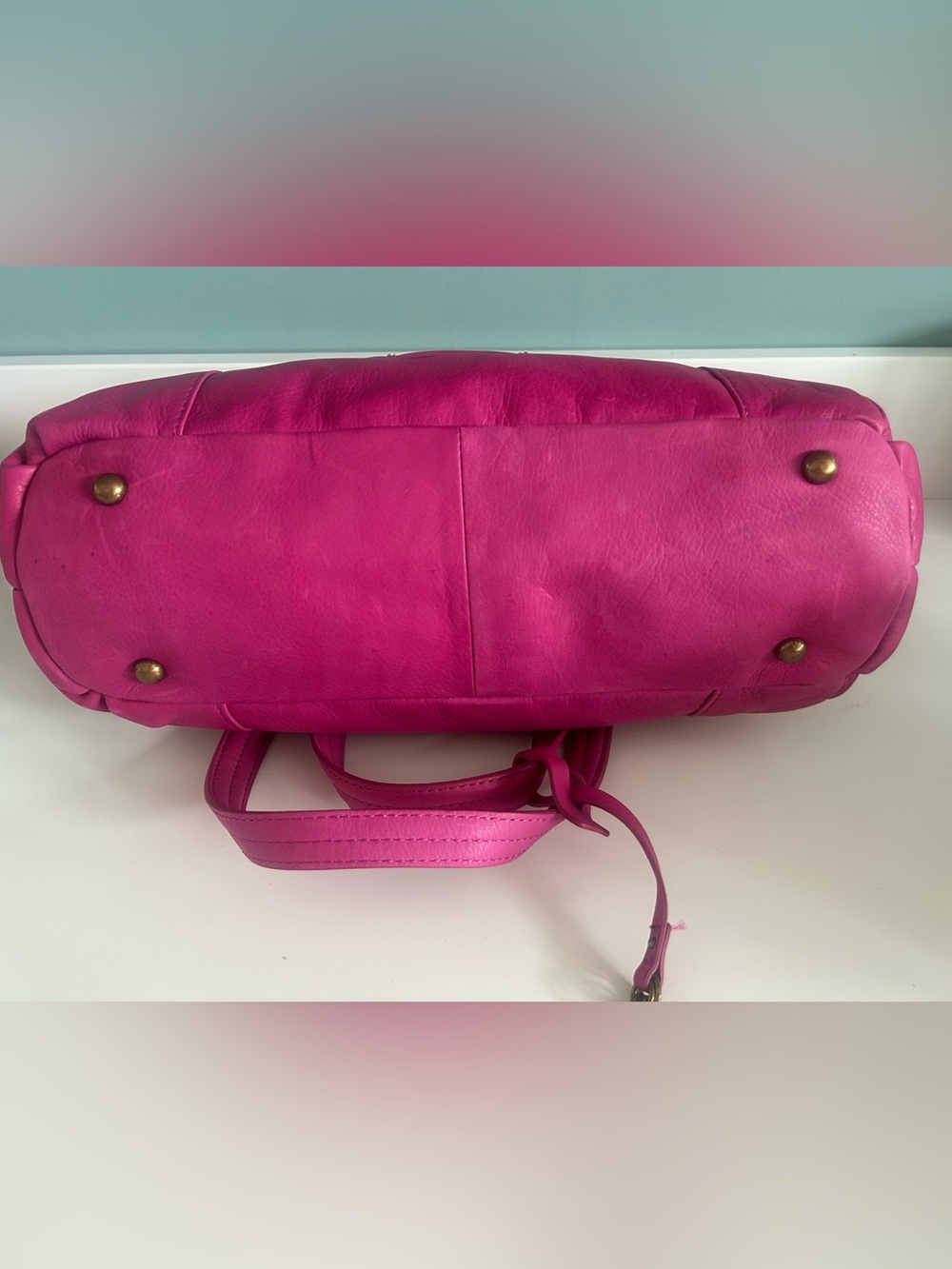 American Leather Co. Poppy Satchel     NWOT - Picture 6 of 11